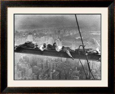Break Time, Rockefeller Center, 1932 Poster