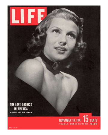 Actress Rita Hayworth, November 10, 1947