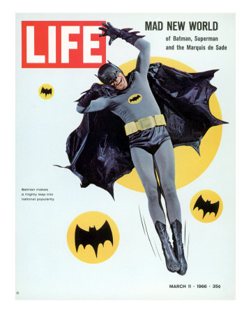 Adam West as Superhero Batman, March 11, 1966