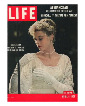 Actress and Princess of Monaco, Grace Kelly, April 9, 1956