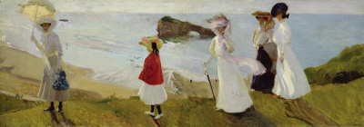 Lighthouse Walk at Biarritz, c.1906