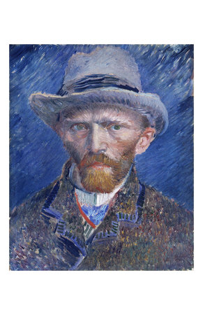 Self-Portrait with Grey Felt Hat