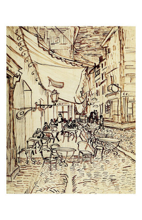Buy Study for the Cafe Terrace at Night at AllPosters.com