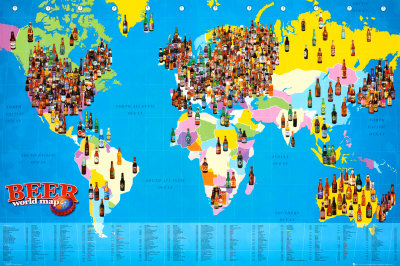 World Map - Beer