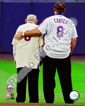 Yogi Berra & Gary Carter Final Game at Shea Stadium 2008