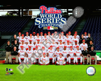 2008 Philadelphia Phillies World Series Champions Poster