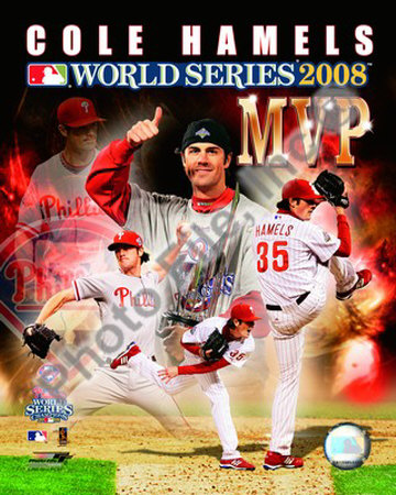 Cole Hamels 2008 World Series MVP Poster