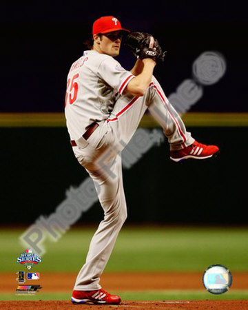 Cole Hamels Game one of the 2008 MLB World Series Poster