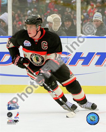 Jonathan Toews 2008-09 NHL Winter Classic Poster