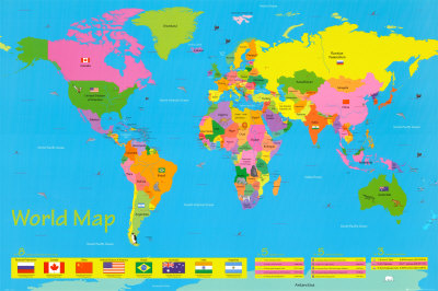 Childrenmotivational Posters on Motivational Posters   World Map   Children S Posters