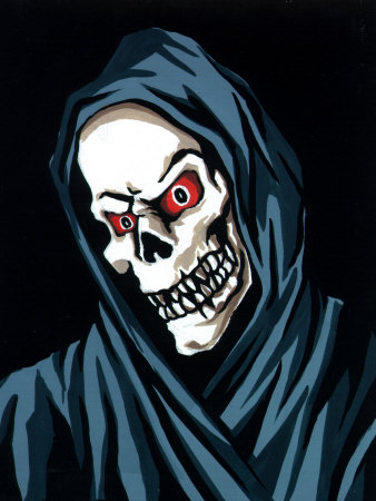 Head Shot of the Grim Reaper