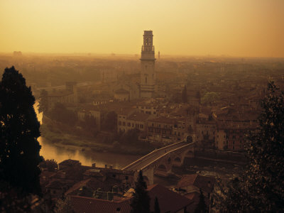 Duomo and River Adige, Verona, Italy