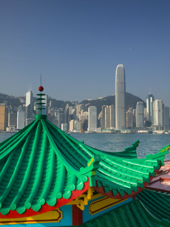 Kowloon, Victoria Harbour, International Financial Centre, Central, Hong Kong, China
