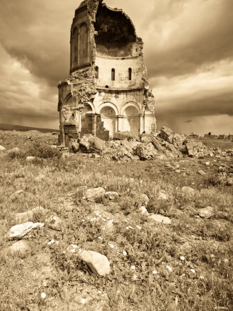Church of the Redeemer, Ani Ruins, Kars, Eastern Turkey, Turkey