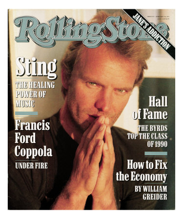 Buy Sting, Rolling Stone no. 597, February 7, 1991 at AllPosters.com