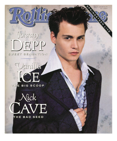 Buy Johnny Depp, Rolling Stone no. 595, January 10, 1991 at AllPosters.com