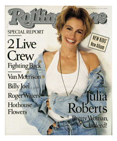 Buy Julia Roberts, Rolling Stone no. 584, August 9, 1990 at AllPosters.com