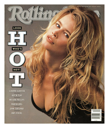 Buy Claudia Schiffer, Rolling Stone no. 578, May 17, 1990 at AllPosters.com