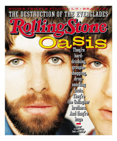 Liam & Noel Gallagher, Rolling Stone no. 733, May 2, 1996 - Buy this photographic print at AllPosters.com