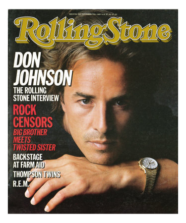 Don Johnson, Rolling Stone no. 460, November 7, 1985