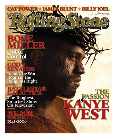 Kanye West, Rolling Stone no. 993, February 9, 2006 - Buy this photographic print at AllPosters.com