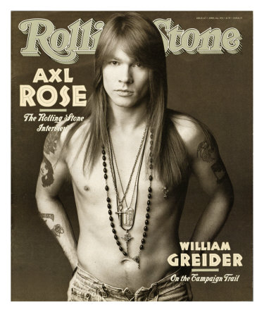 Axl Rose, Rolling Stone no. 627, April 2, 1992