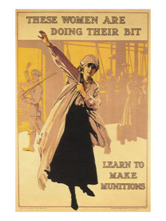 These Women are Doing their Bit: Learn to Make Munitions, c.1917