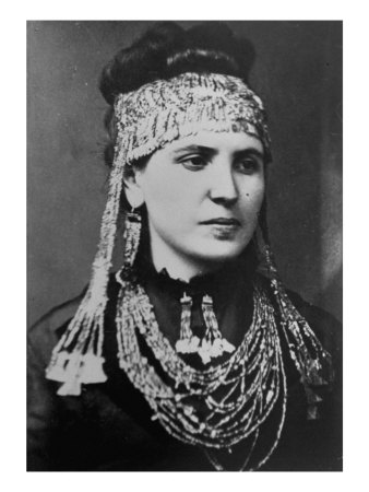 Sophia Schliemann, Wife of Heinrich Schliemann, with Ornaments Found in Ancient Troy, 1822-1890