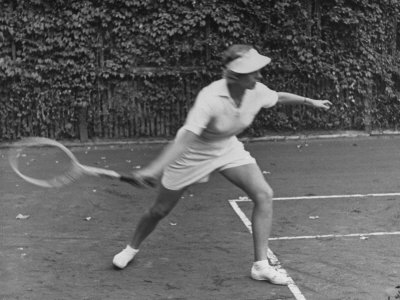 National Tennis Champion Alice Marble, 23, Preparing for Wimbledon