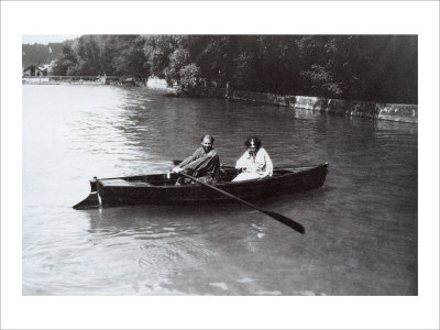 Gustav Klimt and Emilie in a Rowboat