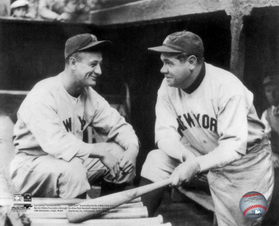 Lou Gehrig & Babe Ruth Poster