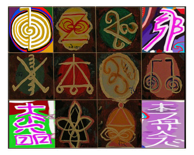 12 Reiki Signs In One