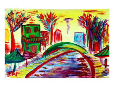 Riverwalk 8100 Giclee Print