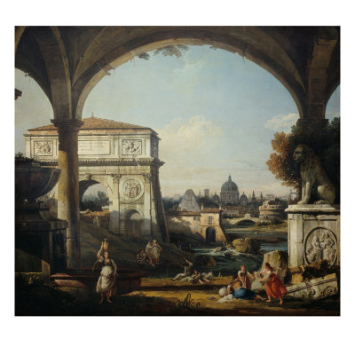 Caprice with Arch of Triumph