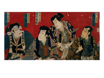 The Four Actors of the Kabuki