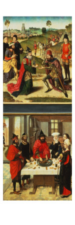 Last Supper Triptych, Left-Hand Panel