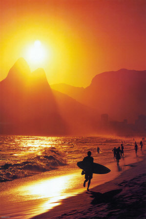 Ipanema Beach Rio De Janeiro Posters