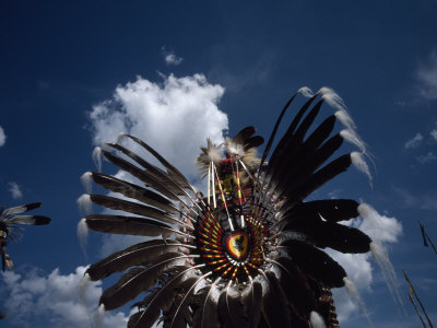 Traditional Native American Dancers at a Pow Wow, Minneapolis, Minnesota