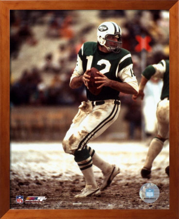 Joe Namath - preparing to pass - &copy;Photofile