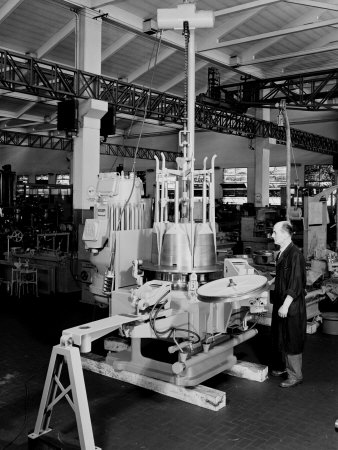 Machinery from the Samp Precision Mechanics Company in Bologna