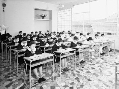 Children in an Elementary School Classroom