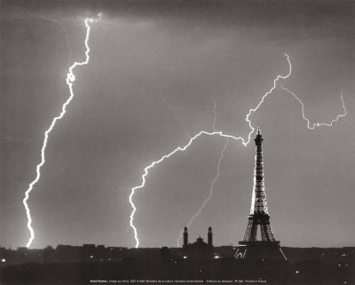 Buy Lightning over Paris at AllPosters.com