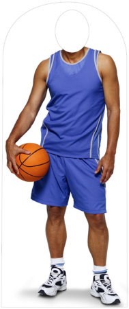 Basketball Stand In Poster