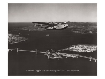 California Clipper, San Francisco Bay, California 1939