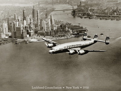 Lockheed Constellation, New York 1950