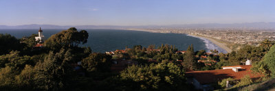 Aerial View of a Coastline, Los Angeles Basin, Los Angeles, California, USA