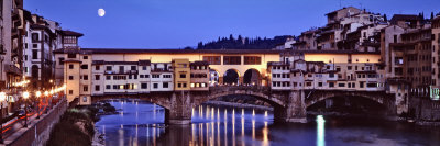Bridge across Arno River, Ponte Vecchio, Florence, Tuscany, Italy