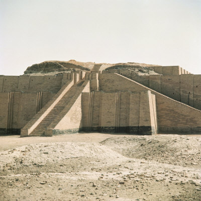 Ziggurat in Sumerian City Dating from around 4500-400Bc, Ur, Iraq, Middle East