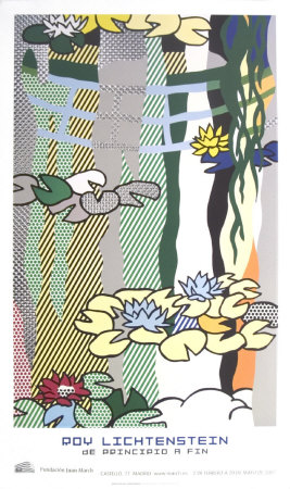 Water Lilies with Japanese Bridge