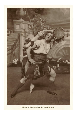 Anna Pavlova in Ballet Pas de Deux